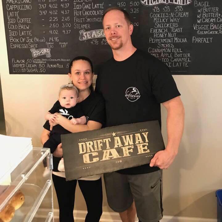 picture of Ryan, Kristina and Savanah Meyers - Driftaway Cafe owners